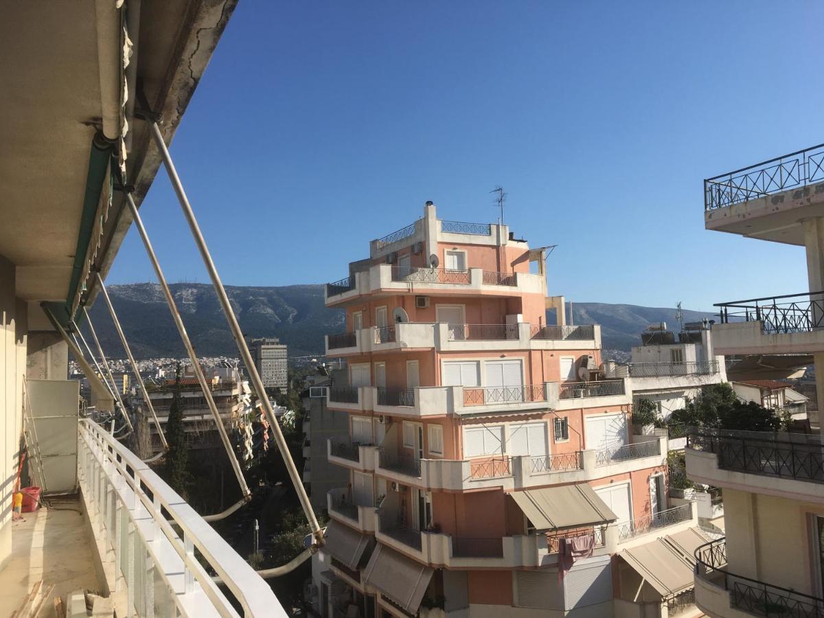 Cozy Apartment Near Metro-Athens View Luaran gambar